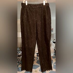 JCrew lace pull on party pants